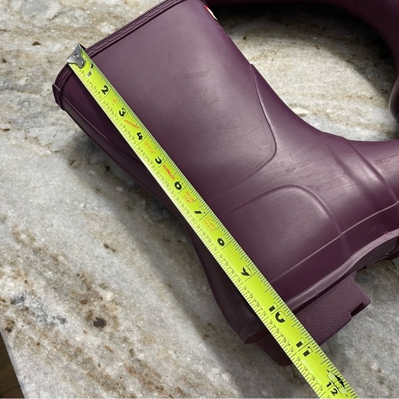Hunter Original Short Waterproof Rain Boot Purple Women’s 9 Men’s 8 - Picture 9 of 13